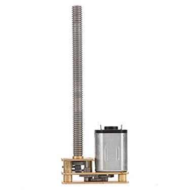 Imagem de Motor de Engrenagem N20 Com Rosca Dc 6v/12v, Eixo M4 X 55mm, Alto, Operação Silenciosa para Elevadores, Braços Mecânicos, Engrenagem de Metal (6V 1000RPM)