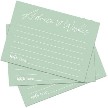 Imagem de 30 cartões de conselhos e desejos, cartões de conselhos de casamento minimalistas, cartão de conselhos de 10 x 15 cm, ideias para lista de presentes de casamento, cartões de conselhos para chá de