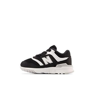Imagem de New Balance Tênis infantil 997H V1 Bungee, Preto/cabeça de mármore/neblina de verão, 4 Wide Infant