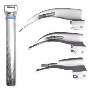 Imagem de Kit Laringoscópio Infantil com 3 Lâminas  Social Instrumentos 