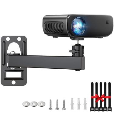 Imagem de Suporte de montagem de projetor de parede de teto DAWASAPAT Mini Tilt & Swivel