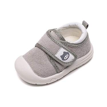 Imagem de Peggy Piggy Sapatos para bebês meninos e meninas Tênis de malha respirável antiderrapante primeiros sapatos de caminhada 6 9 12 18 meses, Gray315, 6 Months Infant
