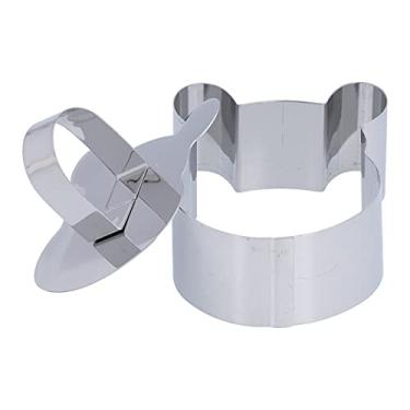 Imagem de Anel de Aço Inoxidável Mousse Rings Cutter Baking Tool para Saladas (Cabeça de urso)