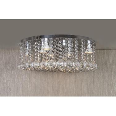 Imagem de Luminária Pláfon Em Alto Brilho Para Sala Quarto Redondo - LUZ DECOR