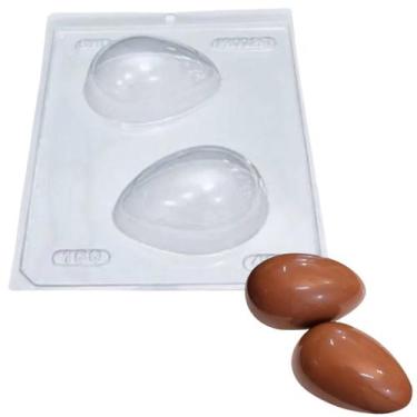 Imagem de Forma Ovo de Pascoa 100g 3 Partes C/Silicone Doce Gourmet - Crgfestas