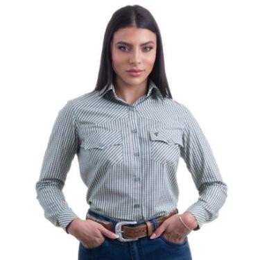 Imagem de CAMISA FEMININA MANGA LONGA TEXAS FARM - CAF119 - XADREZ-Feminino