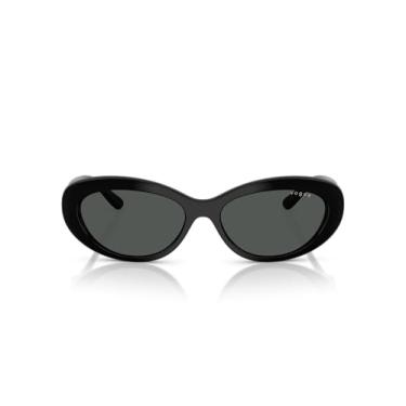 Imagem de Óculos de Sol Vogue Eyewear 0VO5630S W44/87 Tam 55 / Preto - Lentes Cinza Escuro