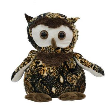 Imagem de Coruja Marrom 30cm - Pelúcia - Foffy