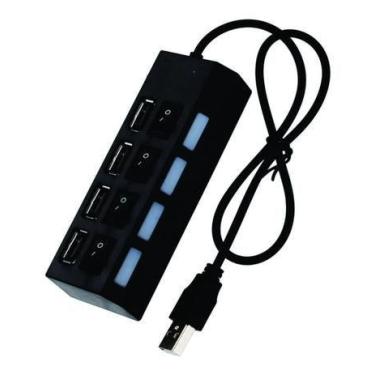 Imagem de Hub Usb 2.0 Com 4 Portas Cabo - OEM