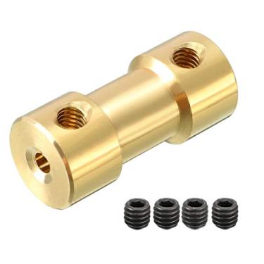 Imagem de uxcell Acoplador de eixo 2 mm x 3,17 mm adaptador de conector para motor de barco de avião RC L20XD9