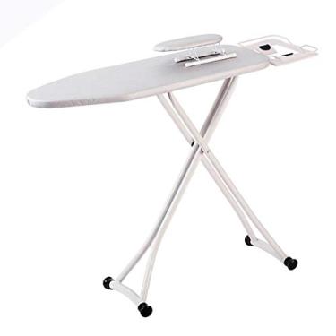 Imagem de Tábua de passar roupa vertical dobrável e estável para uso doméstico (tamanho do painel 90 × 31 cm)