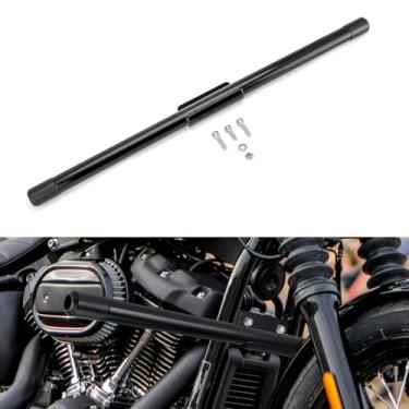 Imagem de Mofun Gloss Black Highway Engine Guard Crash Bar Compatible with Harley Softail 2018-2025, Front Crash Bar Fit Street Bob FXBB Fat Boy FLFB/S Heritage FLHC/S Breakout Low Rider S FXLRS