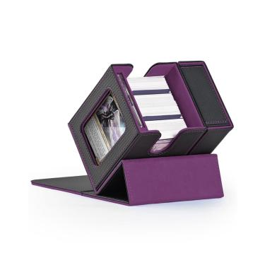 Imagem de Mtg Deck Box zlca Commander com janela de exibição contém 100 cartas