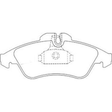 Imagem de Jogo Pastilha Freio Dianteira Sprinter 1305 - METALSYSTEM