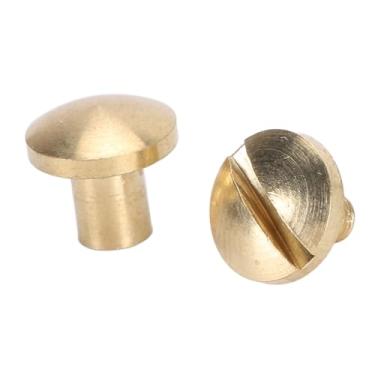 Imagem de Rebites de Latão de Latão Decorativos, Conjunto de Reparos de Couro DIY Com 50 Kit de Decoração para Calças de Bolsa de Couro Papel (4mm / 0,16in)