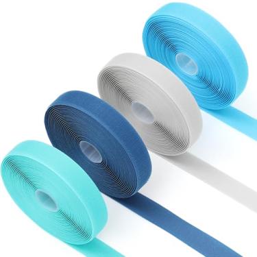 Imagem de Zonon 4 rolos de 3 metros para marcadores de carpete para sala de aula, fita de nylon para material escolar, decoração de sala de aula, volta às aulas, pré-escola, creche, escritório, (cor escura)