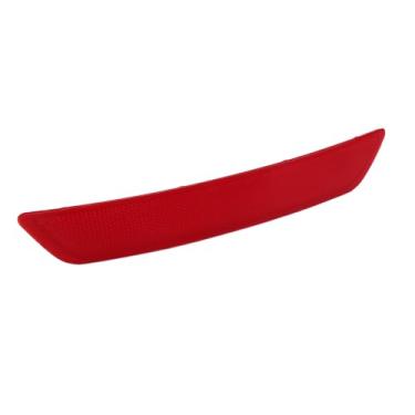 Imagem de Traseira para Refletor de Parafuso de Pára -choques Cauda de Alerta Vermelha de Aviso para Refletor de Acabamento Tampa Elegante Em Substituição Com Segurança (Direita: