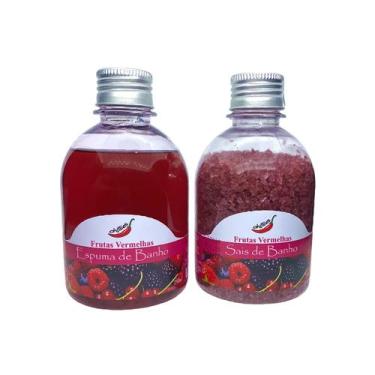 Imagem de Kit Sais e Espuma de Banho Tamanho Grande 250g Chillies Ofurô Banheira