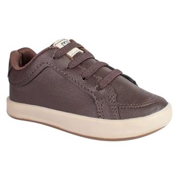 Imagem de Tenis Infantil Masculino Sapatenis Menino Sapato Infantil Branco, Marinho, Preto e Marrom (Marrom, BR, Criança de 4 a 8 anos, Numérico, 26)