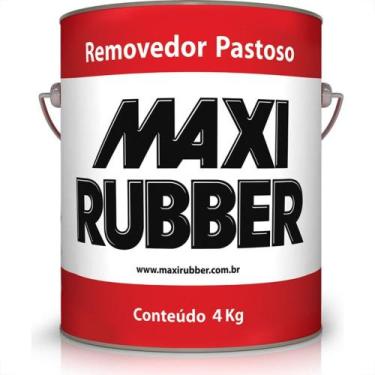Imagem de Removedor De Tintas Maxi Rubber Pastoso 4Kg 2Ms002