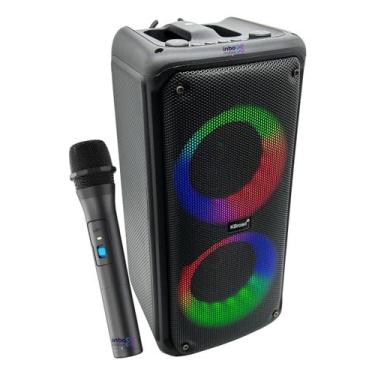 Imagem de Caixa De Som Bluetooth Potente 20w Portátil Microfone S Fio - Inboxmob