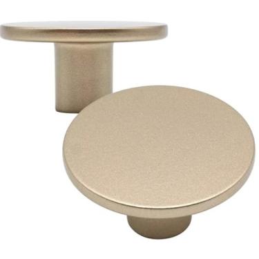 Imagem de Kit 24 Puxadores Dourados Ponto Para Móveis 3,5x1,8cm Metal Marcenaria Torralba Fosco