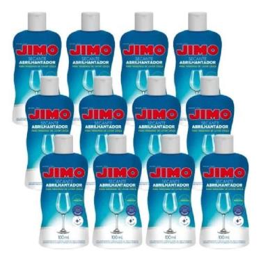 Imagem de Jimo Secante Abrilhantador Para Máquina de Lavar Louça 100 ml - Kit 12