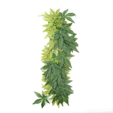 Imagem de Material seguro não tóxico de planta artificial Durável Cria um belo mundo subaquático para tanques de peixes Terrarium de réptil verde plástico 30cm 40cm 50cm (20 polegadas 50cm)