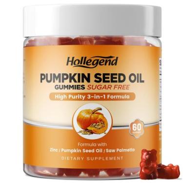 Imagem de Suplemento Gomas de óleo de semente de abóbora HOLLEGEND 60 unidades
