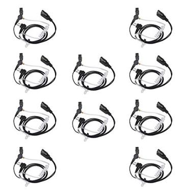 Imagem de Caroo Advance – Protetor de mamilo para fones de ouvido do FBI, fone de ouvido PTT para Motorola walkie Talkie 2 Way Radio 2pin cp200, cls1410, etc. (Pacote com 10