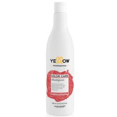 Imagem de Shampoo Yellow Color Care 500ml Alfaparf Para Cabelos Coloridos Hidrat