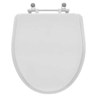 Imagem de Assento Sanitario Poliester Laura Branco Para Vaso Roca