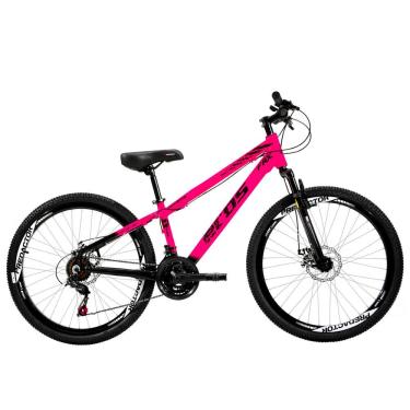 Imagem de Bicicleta Aro 26 Freeride Ecos Aero 21 Marchas Cor Rosa Neon