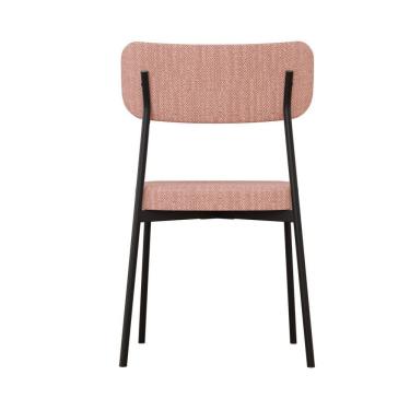 Imagem de Kit Com 4 Cadeiras Para Sala De Jantar Mona Yescasa Rosa Linked-preto