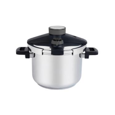 Imagem de Panela De Pressão Presto 22 Cm 6 L Em Aço Inox Fundo Triplo Tramontina 62518-220