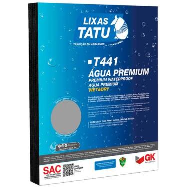 Imagem de Lixa Dagua Premium Tatu Unid (230x280) Grao 2500 - T441 - LIXAS TATU