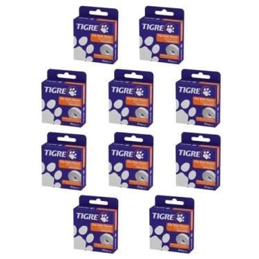 Imagem de Kit Com 10 Unidades Fita Veda Rosca 18Mm X 50Mm Tigre - Tigre Pvc