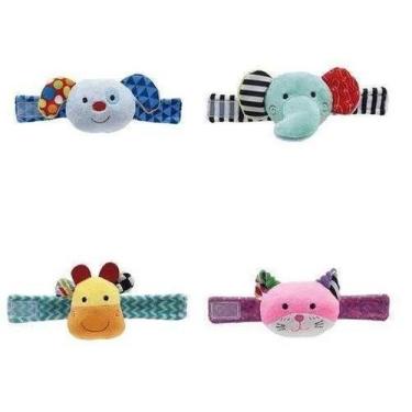 Imagem de Pulseirinha chocalho happy zoo 09828 buba sortimento