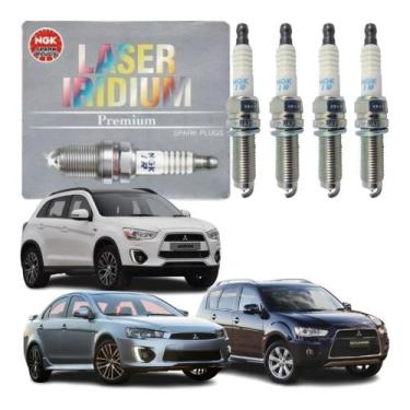 Imagem de Jogo de velas original iridium ngk mitsubishi asx, lancer e outlander.