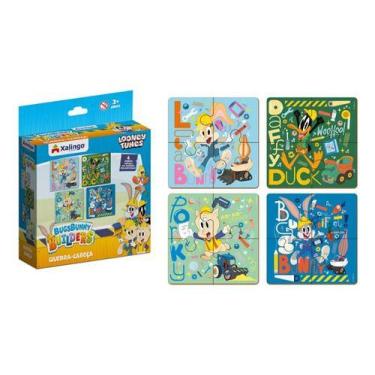 Imagem de Quebra-cabeca 16 Peças Bugs Bunny Xalingo - Napolestore