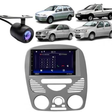 Imagem de Central Multimidia Android Auto Weekend G2 Moldura + Câm Cinza - First