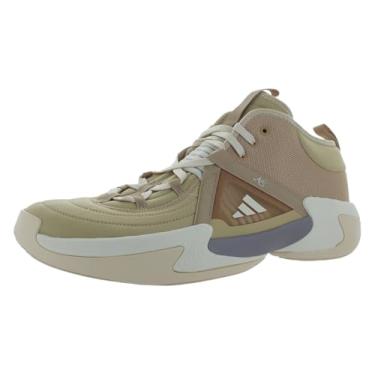 Imagem de adidas Tênis feminino Exhibit Select Mid, Marrom claro/bege mágico/branco, 39