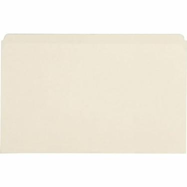 Imagem de Business Source Pasta de arquivo Manila de corte reto, 1 camada, ofício, tamanho da folha 21 x 35 cm (8 1/2" x 14") (43566)