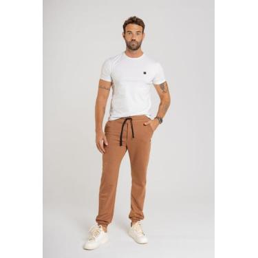 Imagem de Calça Masculina em Moletom The Philippines, Marrom, M