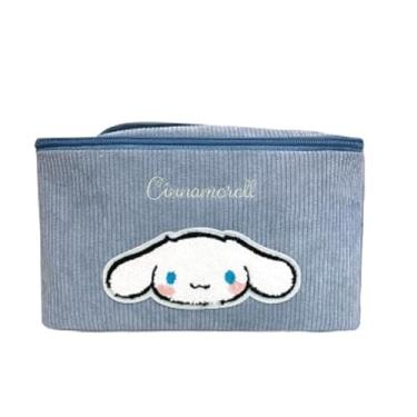 Imagem de 畑山商事(Hatakeyamashoji) Bolsa Vanity Pouch, Cinnamoroll, H15×L22×D15cm, Cinnamoroll, 約H15×W22×D15cm, Bolsa de toucador