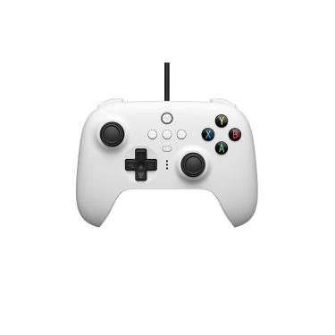 Imagem de 8BitDo - Controle com fio para video game para PC - Branco-82CA01