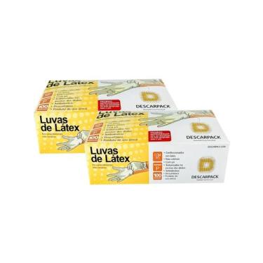 Imagem de Luva látex proc. não cirúrgico c pó descarpack 200un tam pp, PP