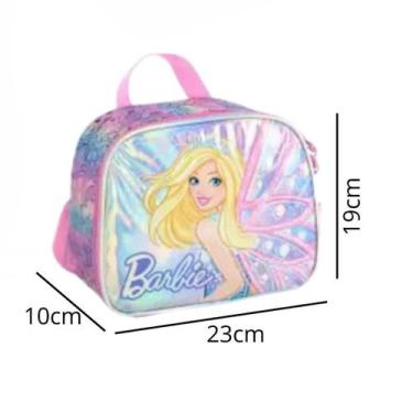 Imagem de Lancheira Térmica Escolar Barbie Porta Lanches, Alimentos - Luxcel