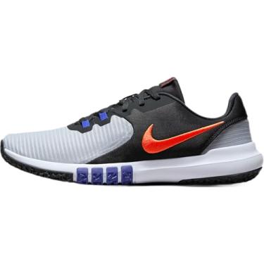 Imagem de Nike Tênis de treino masculino Flex Control 4, Cinza lobo/preto/azul racer/laranja, 40
