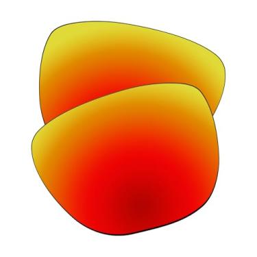 Imagem de EZReplace Lentes de reposição para óculos de sol GOODR Bosley's Basset Hound Dreams, Vermelho fogo, One Size